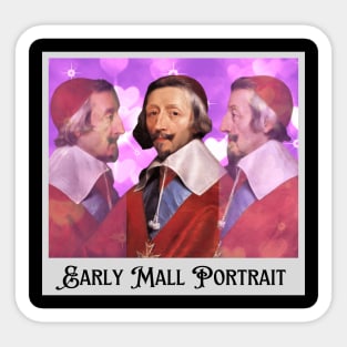 Vintage Early Mall Portrait Sticker